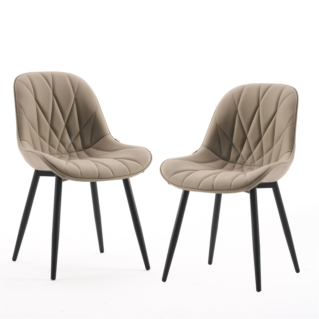 YOUNIKE Dining Chairs Modern Kitchen Chairs with Curved Back
