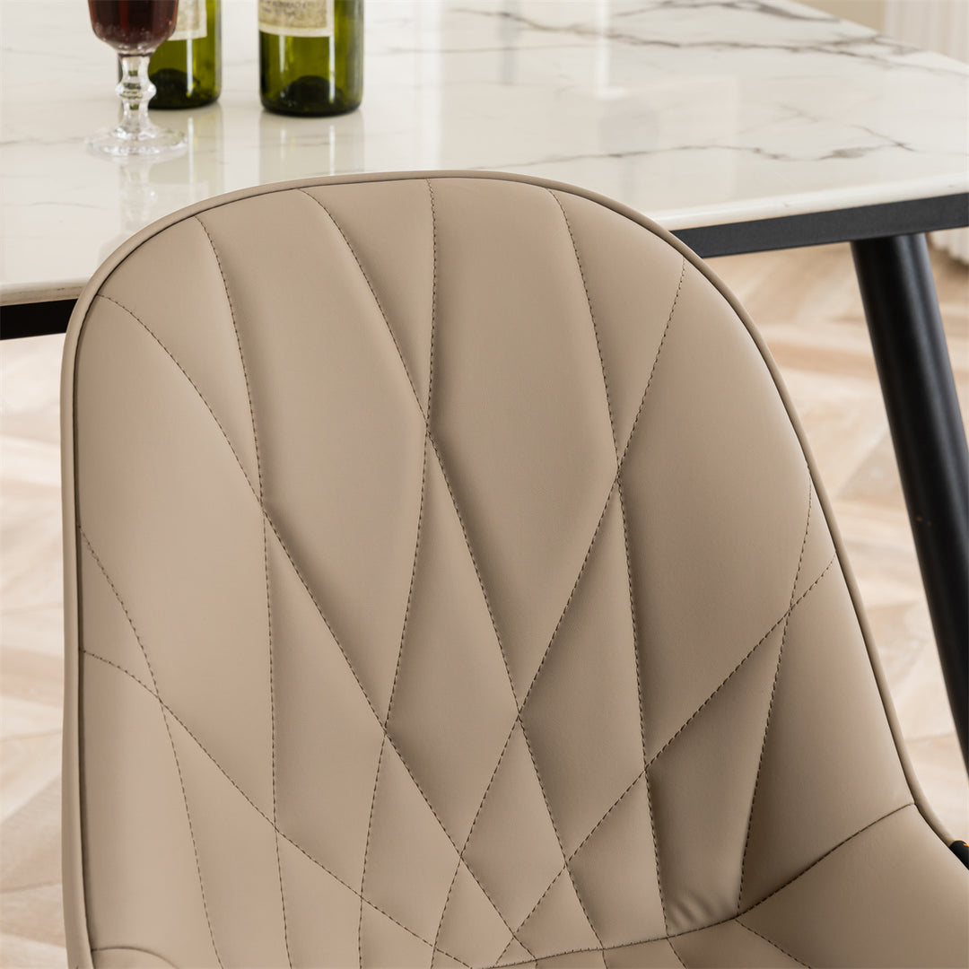 YOUNIKE Dining Chairs Modern Kitchen Chairs with Curved Back