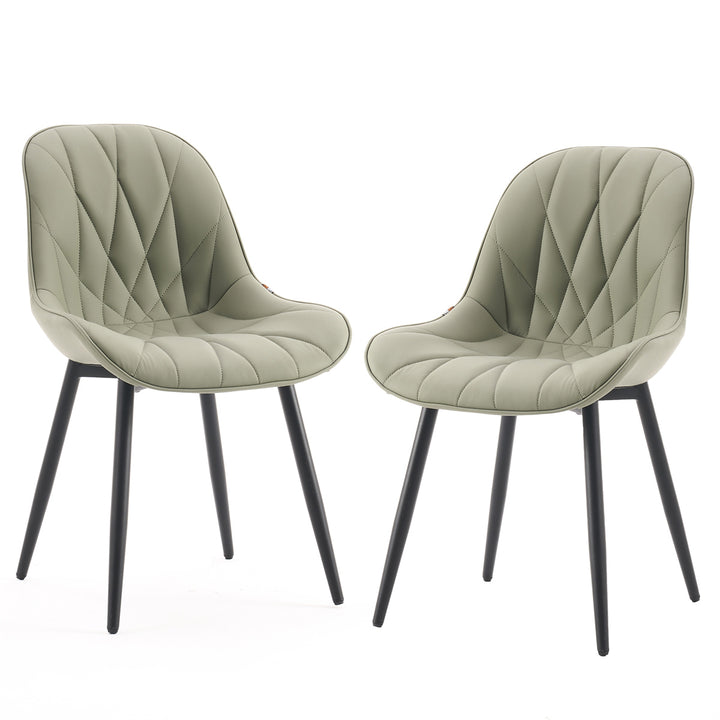 YOUNIKE Dining Chairs Modern Kitchen Chairs with Curved Back