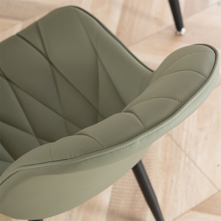 YOUNIKE Dining Chairs Modern Kitchen Chairs with Curved Back