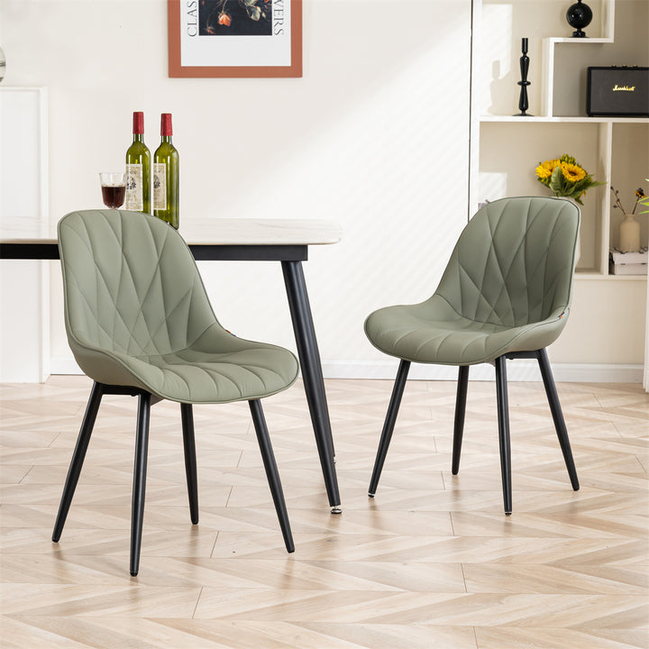 YOUNIKE Dining Chairs Modern Kitchen Chairs with Curved Back