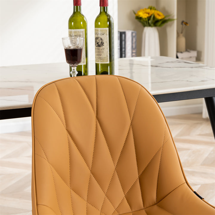 YOUNIKE Dining Chairs Modern Kitchen Chairs with Curved Back