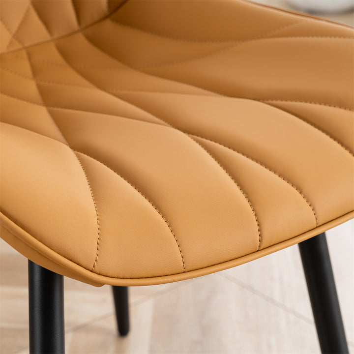 YOUNIKE Dining Chairs Modern Kitchen Chairs with Curved Back