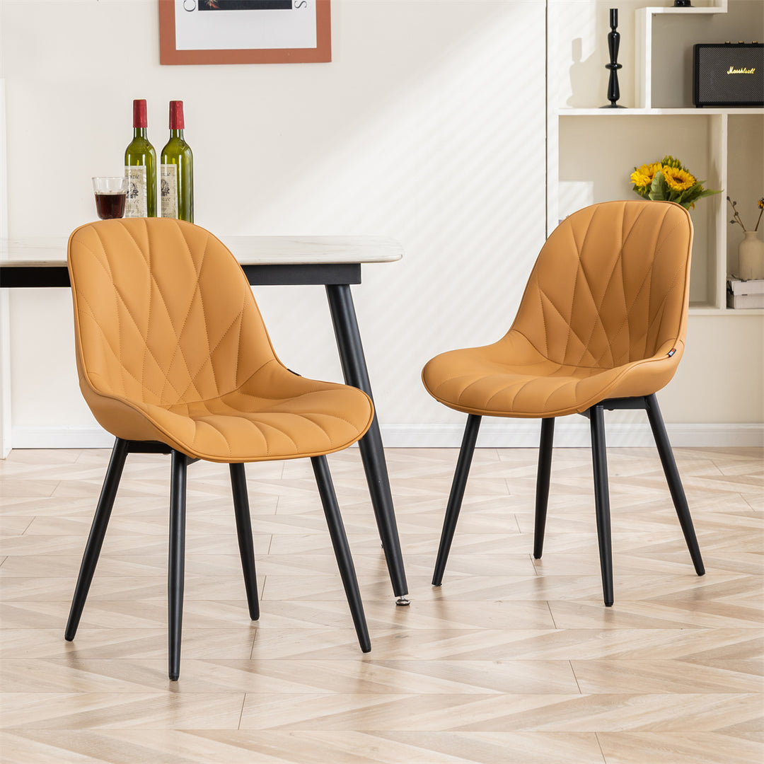 YOUNIKE Dining Chairs Modern Kitchen Chairs with Curved Back