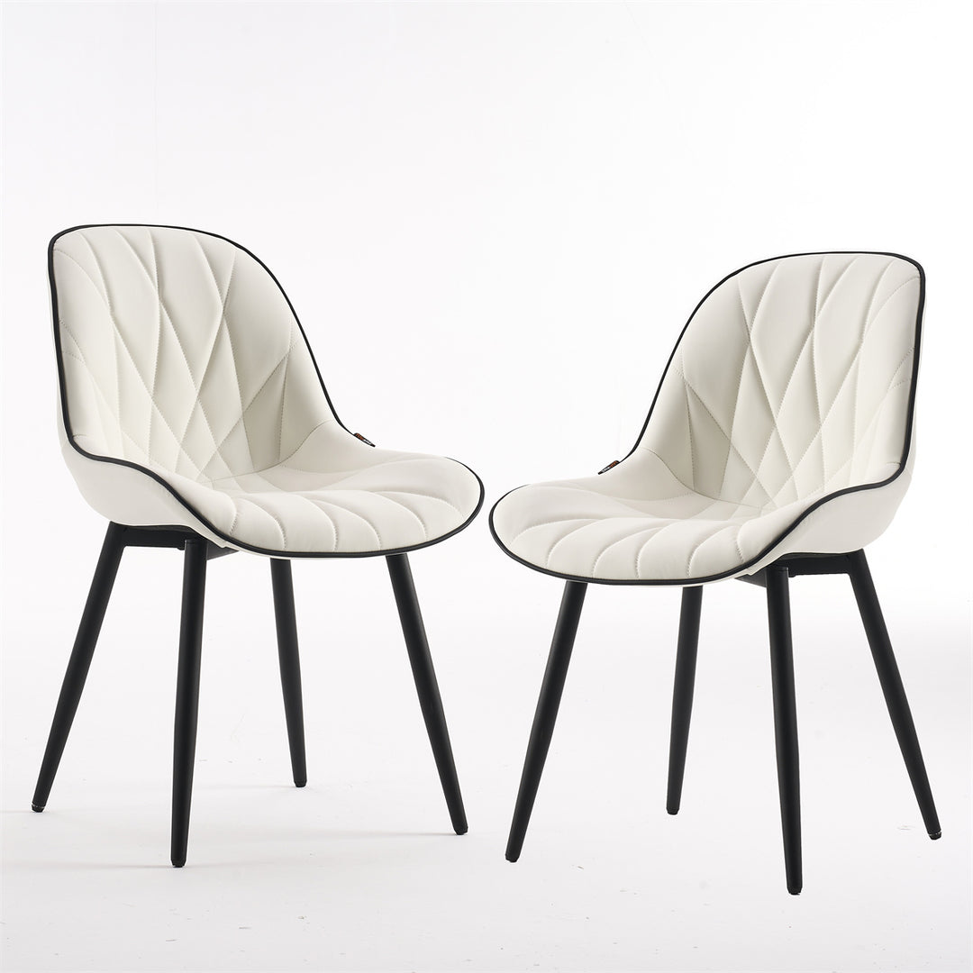 YOUNIKE Dining Chairs Modern Kitchen Chairs with Curved Back