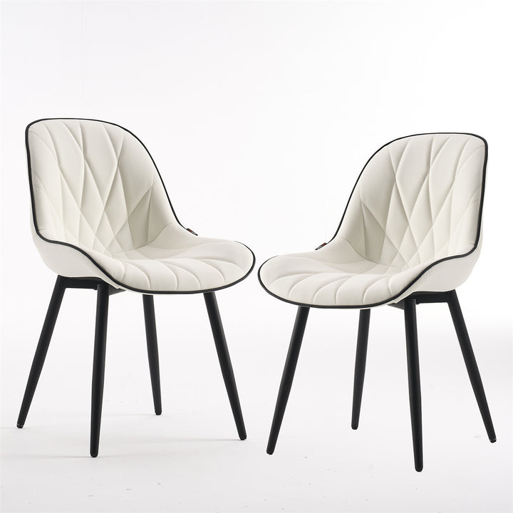 YOUNIKE Dining Chairs Modern Kitchen Chairs with Curved Back