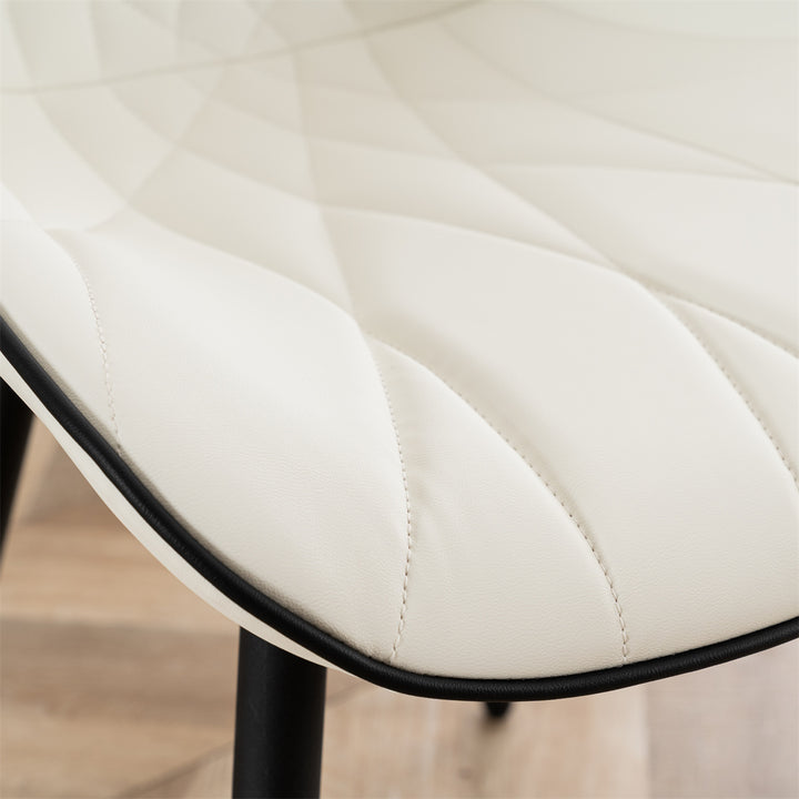 YOUNIKE Dining Chairs Modern Kitchen Chairs with Curved Back