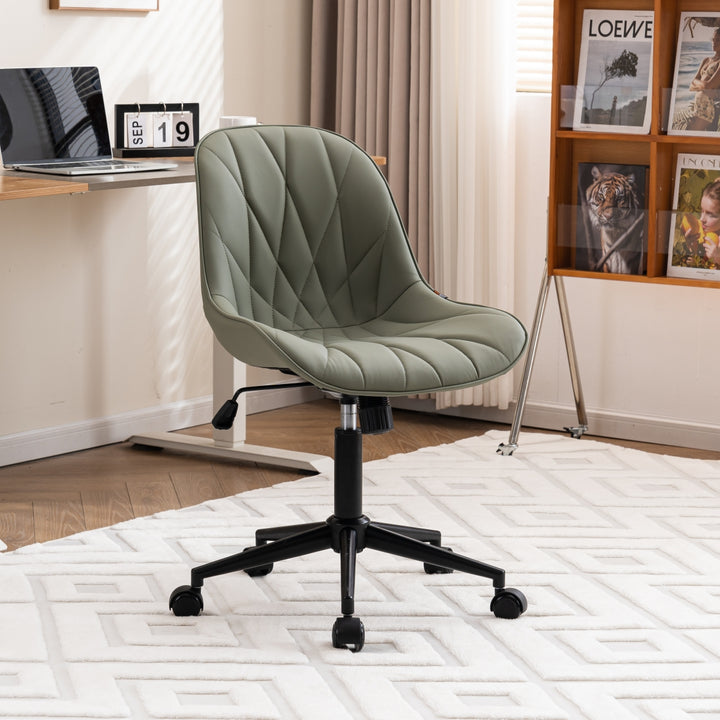 YOUNIKE Office Chair Home Desk Chair with Mid-Back Support