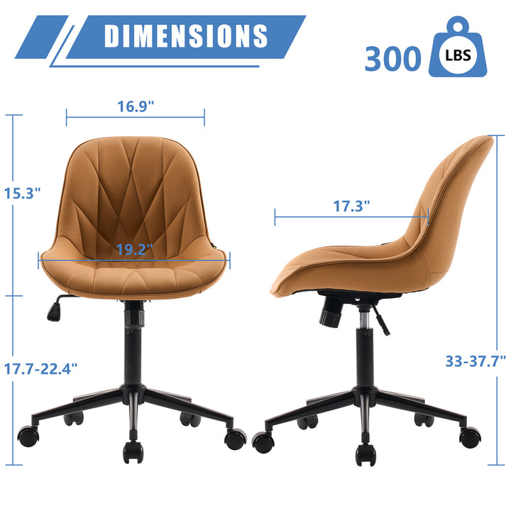 YOUNIKE Office Chair Home Desk Chair with Mid-Back Support