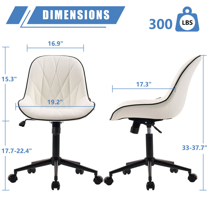 YOUNIKE Office Chair Home Desk Chair with Mid-Back Support