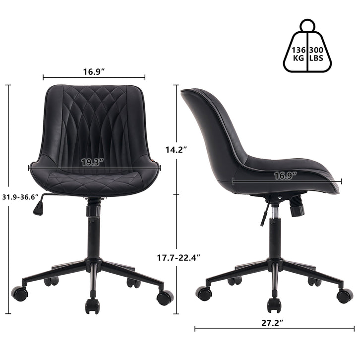 YOUNIKE Executive Office Chair Adjustable Swivel Desk Chair