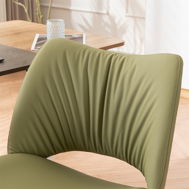 YOUNIKE Home Office Chair Armless Desk Chair with Widened Back