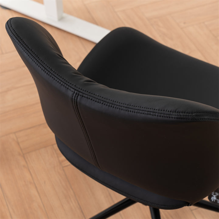 YOUNIKE Home Office Chair Armless Desk Chair with Widened Back