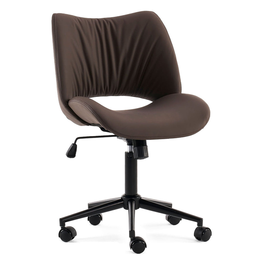 YOUNIKE Home Office Chair Armless Desk Chair with Widened Back