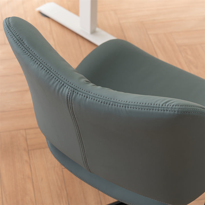 YOUNIKE Home Office Chair Armless Desk Chair with Widened Back