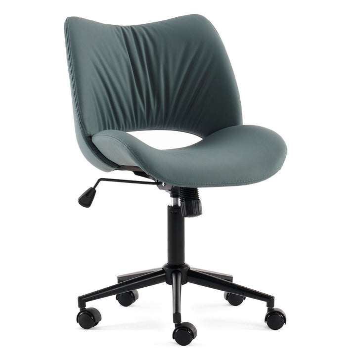 YOUNIKE Home Office Chair Armless Desk Chair with Widened Back
