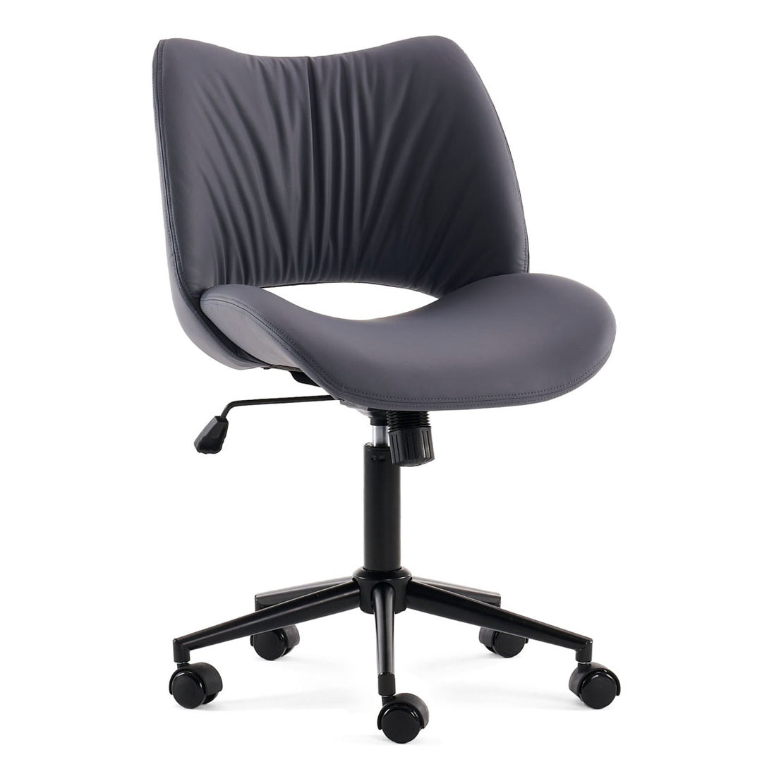 YOUNIKE Home Office Chair Armless Desk Chair with Widened Back