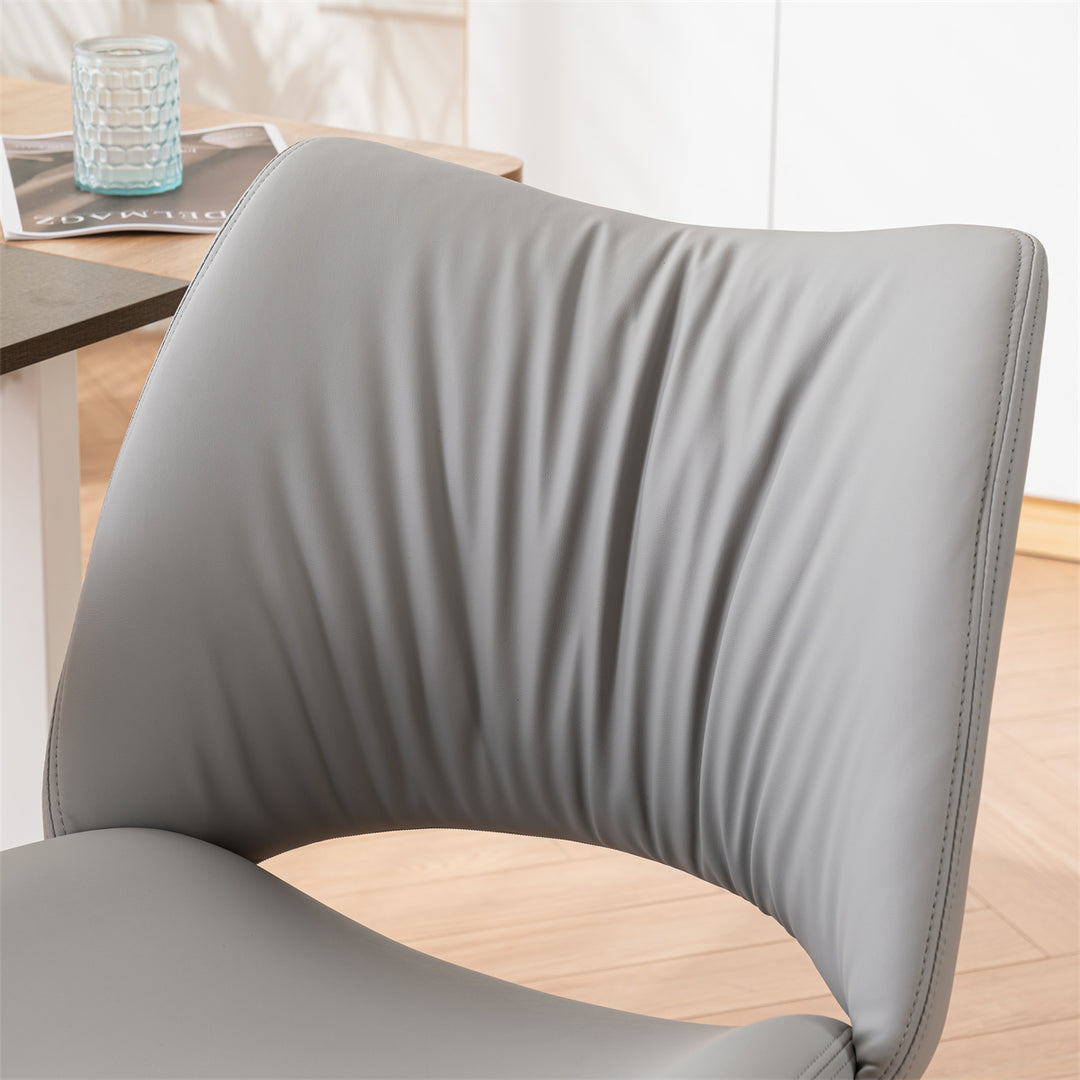 YOUNIKE Home Office Chair Armless Desk Chair with Widened Back
