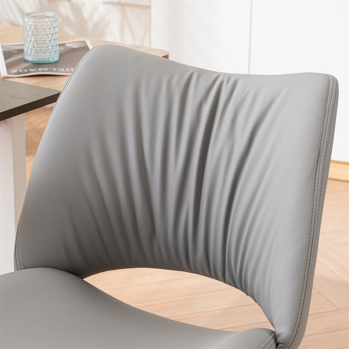 YOUNIKE Home Office Chair Armless Desk Chair with Widened Back