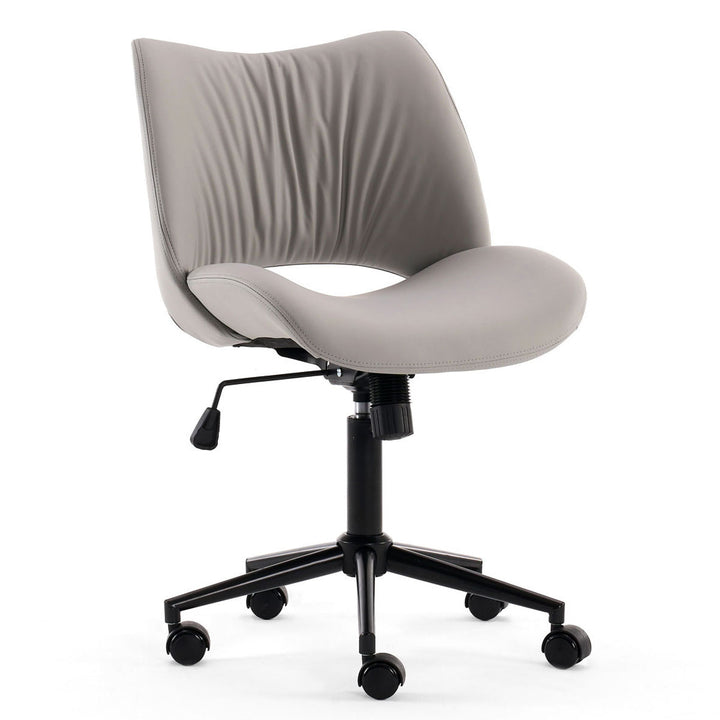 YOUNIKE Home Office Chair Armless Desk Chair with Widened Back