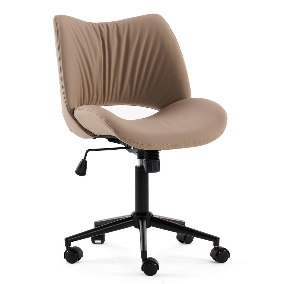 YOUNIKE Home Office Chair Armless Desk Chair with Widened Back