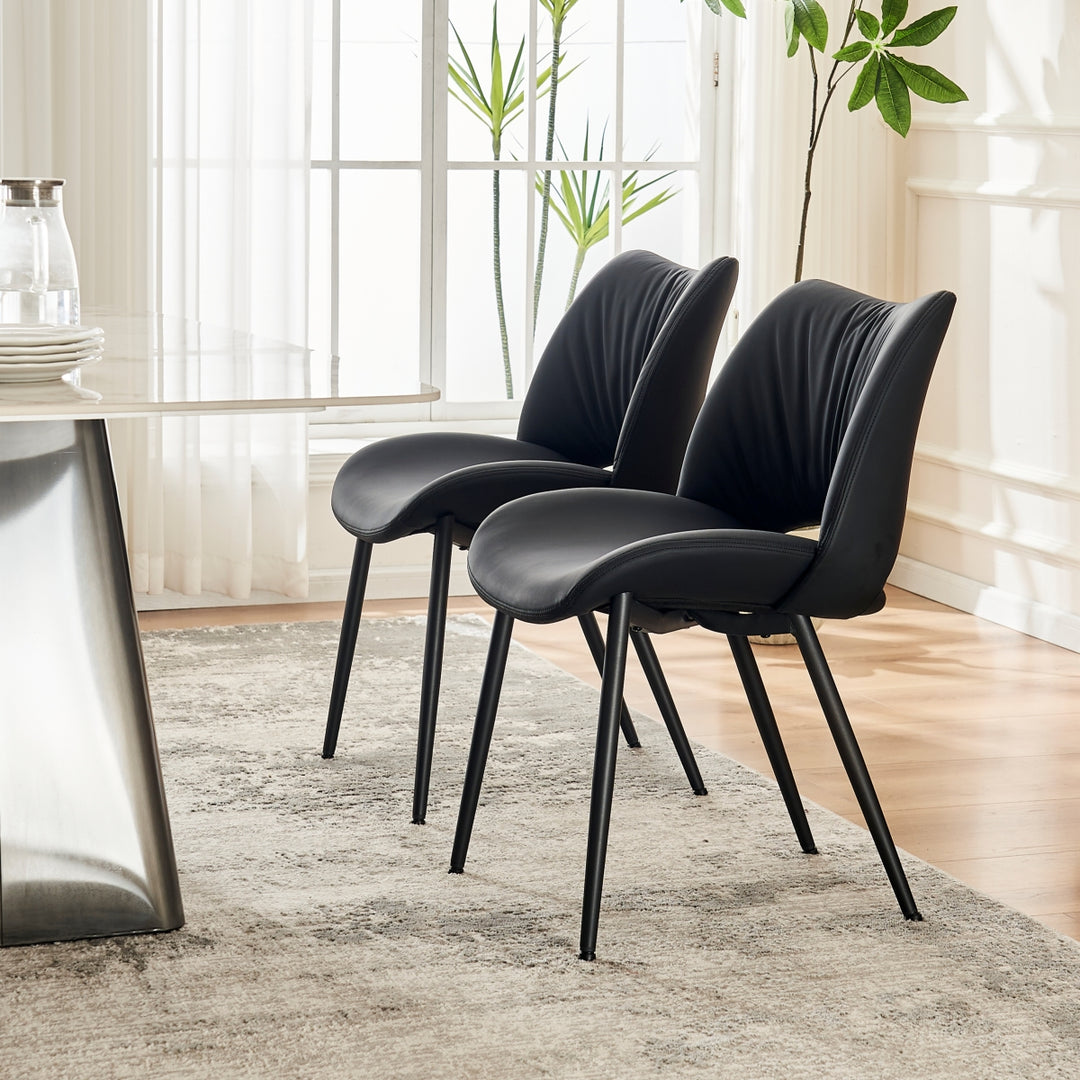 YOUNIKE Dining Chairs Upholstered Kitchen Chairs Set of 2