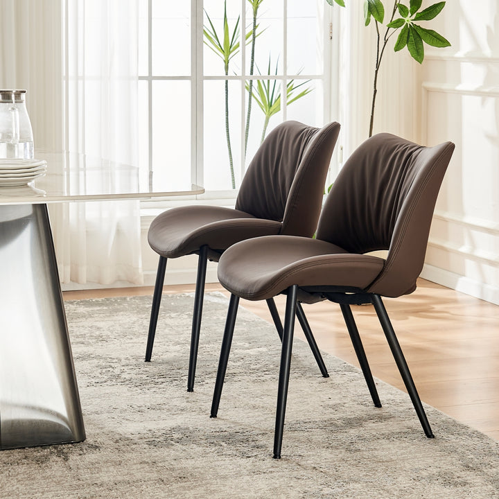 YOUNIKE Dining Chairs Upholstered Kitchen Chairs Set of 2