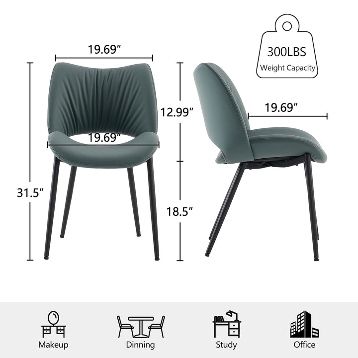 YOUNIKE Dining Chairs Upholstered Kitchen Chairs Set of 2