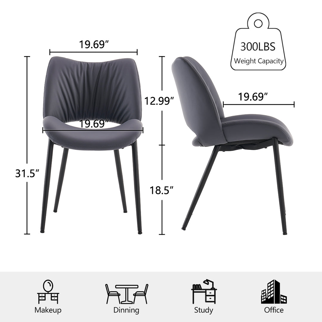 YOUNIKE Dining Chairs Upholstered Kitchen Chairs Set of 2