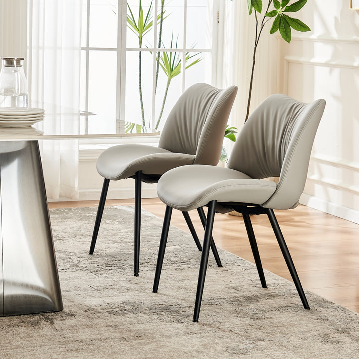 YOUNIKE Dining Chairs Upholstered Kitchen Chairs Set of 2