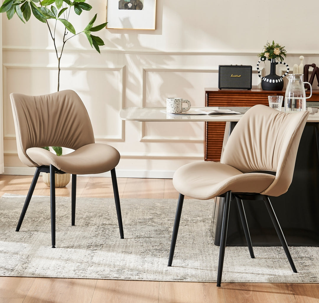 YOUNIKE Dining Chairs Upholstered Kitchen Chairs Set of 2