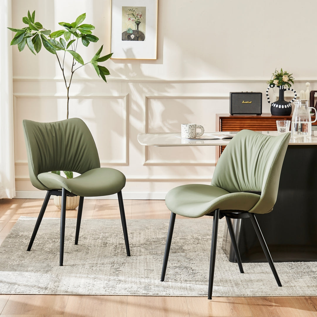 YOUNIKE Dining Chairs Upholstered Kitchen Chairs Set of 2