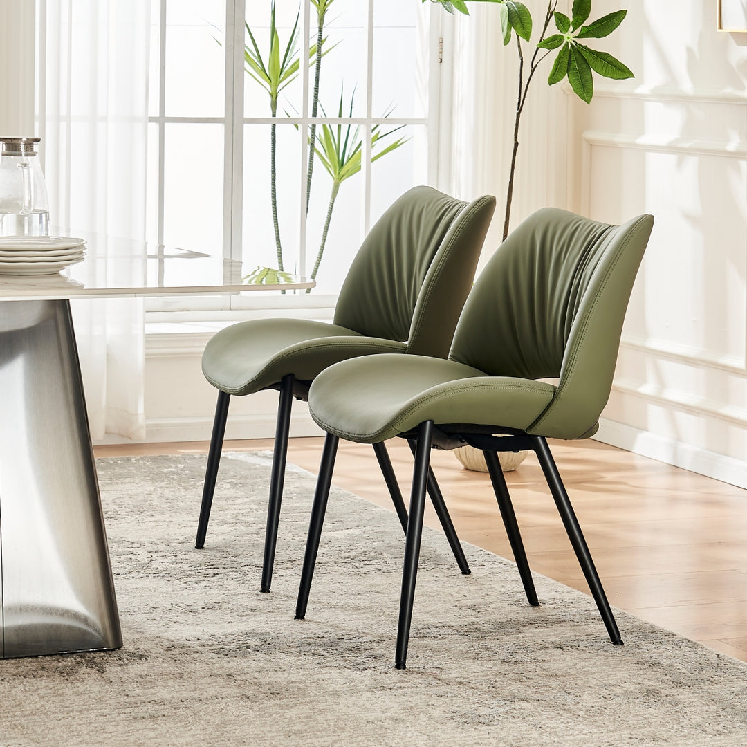 YOUNIKE Dining Chairs Upholstered Kitchen Chairs Set of 2