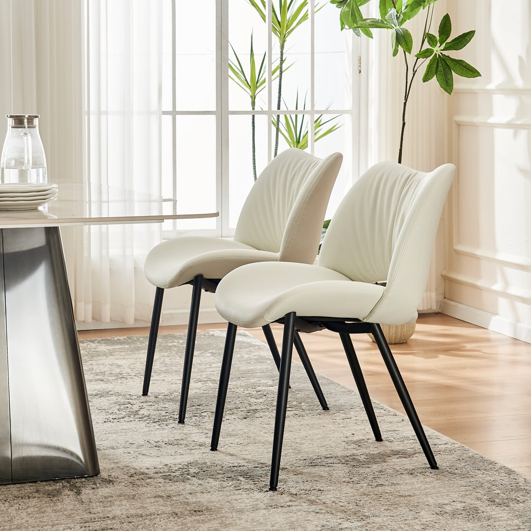 YOUNIKE Dining Chairs Upholstered Kitchen Chairs Set of 2