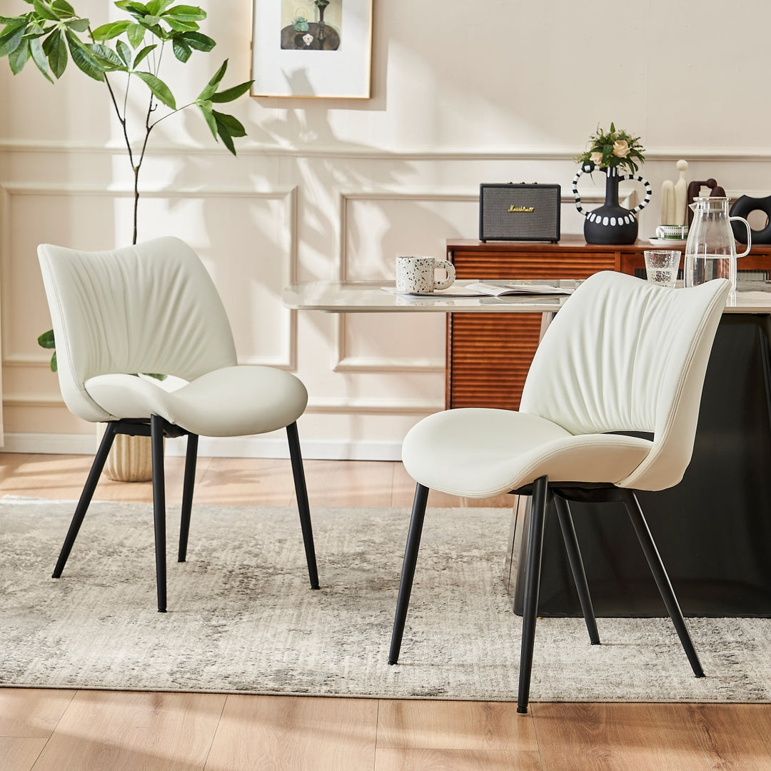 YOUNIKE Dining Chairs Upholstered Kitchen Chairs Set of 2