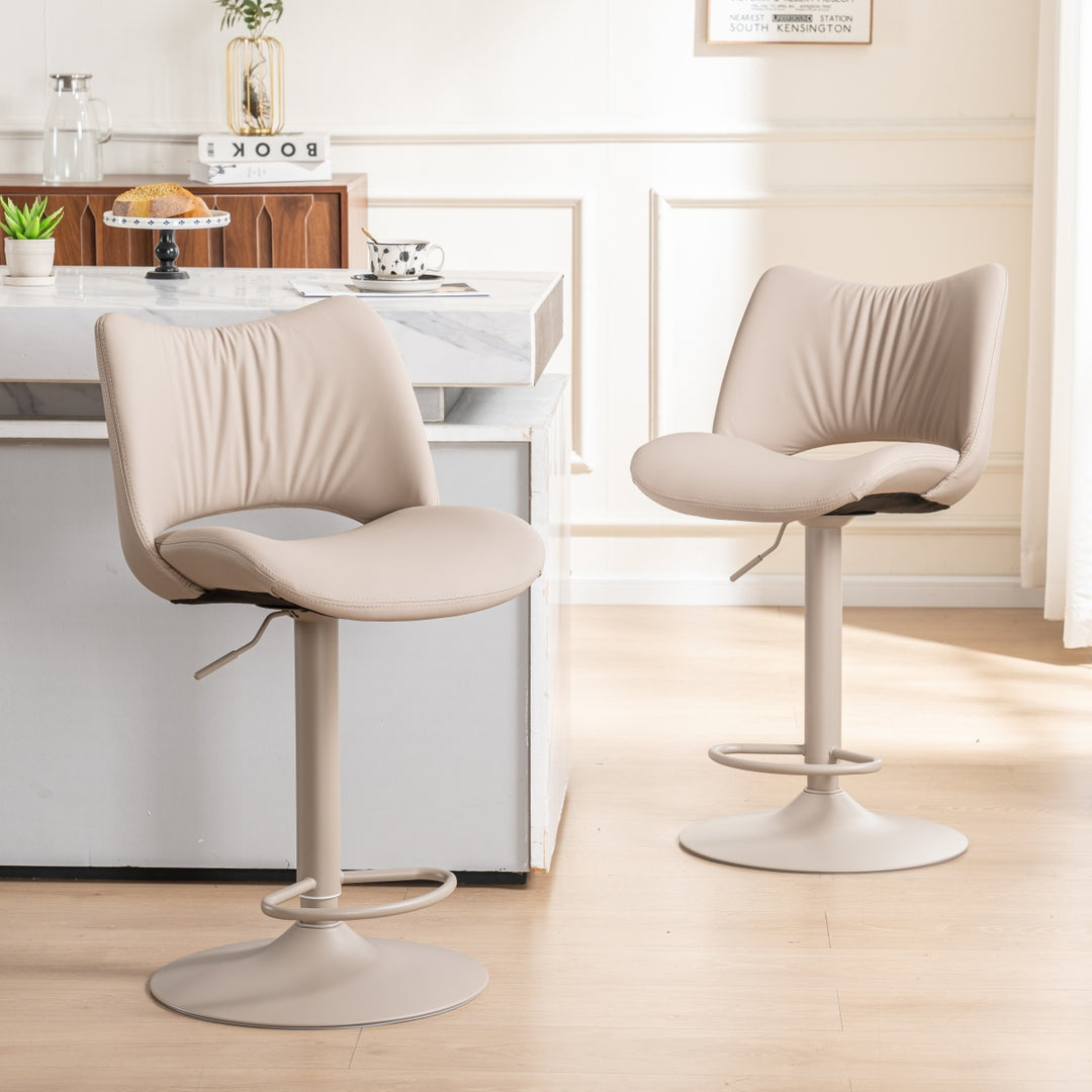YOUNIKE Bar Stools Modern Counter Stools with Widened Back