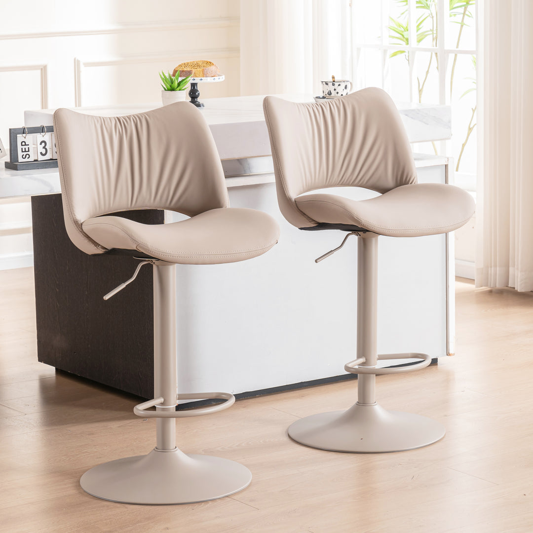 YOUNIKE Bar Stools Modern Counter Stools with Widened Back