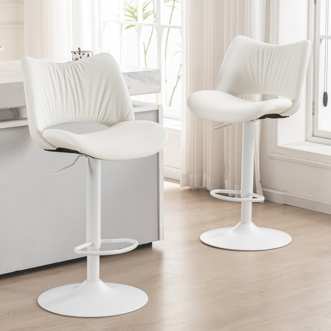 YOUNIKE Bar Stools Modern Counter Stools with Widened Back