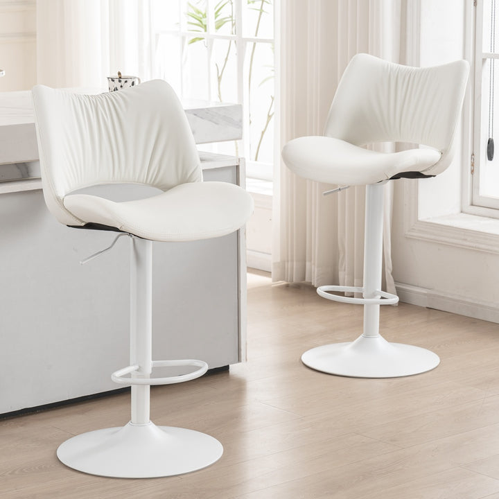 YOUNIKE Bar Stools Modern Counter Stools with Widened Back