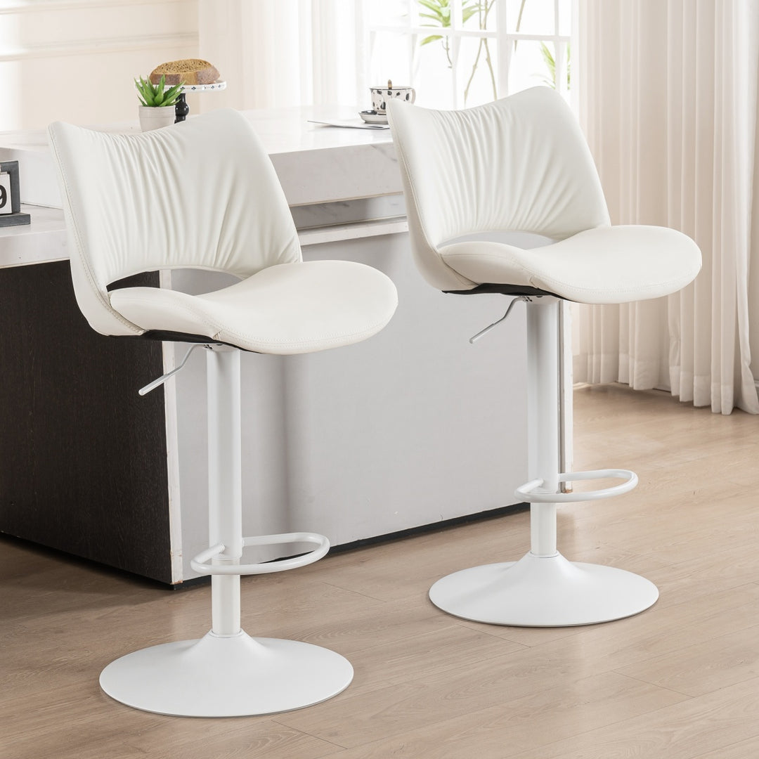 YOUNIKE Bar Stools Modern Counter Stools with Widened Back