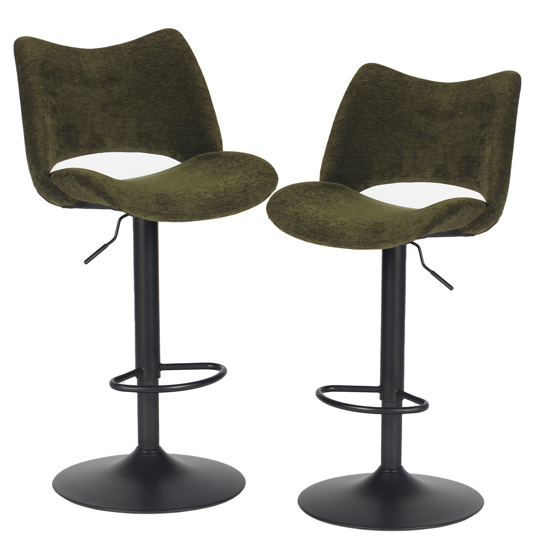 YOUNIKE Bar Stools Modern Counter Stools with Widened Back