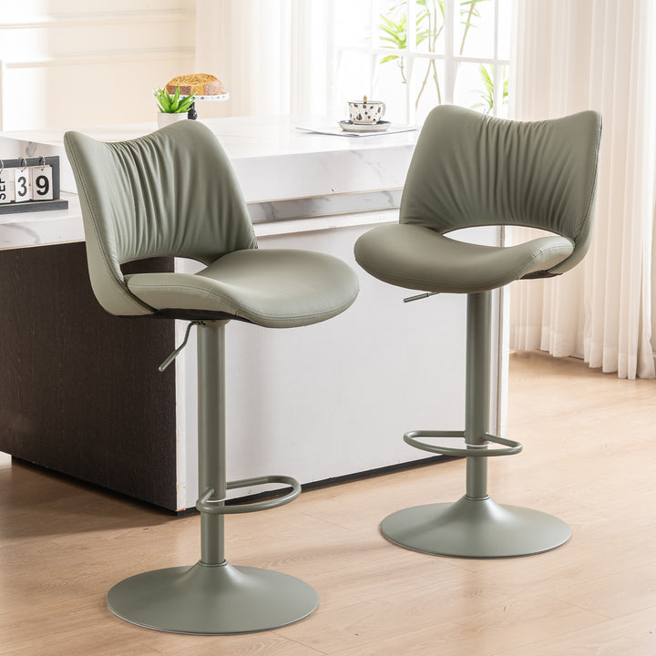 YOUNIKE Bar Stools Modern Counter Stools with Widened Back