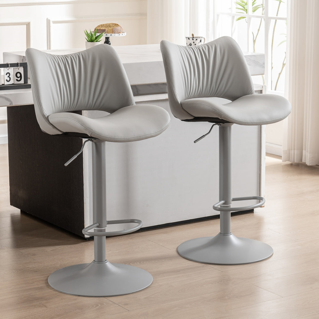 YOUNIKE Bar Stools Modern Counter Stools with Widened Back