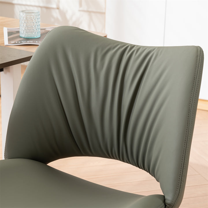 YOUNIKE Home Office Chair Armless Desk Chair with Widened Back