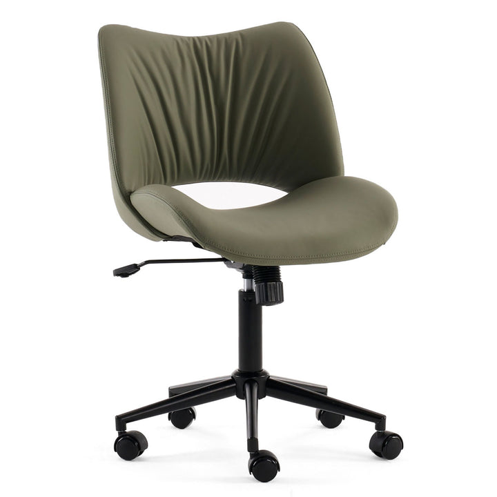 YOUNIKE Home Office Chair Armless Desk Chair with Widened Back