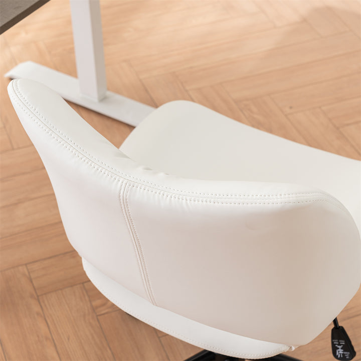 YOUNIKE Home Office Chair Armless Desk Chair with Widened Back