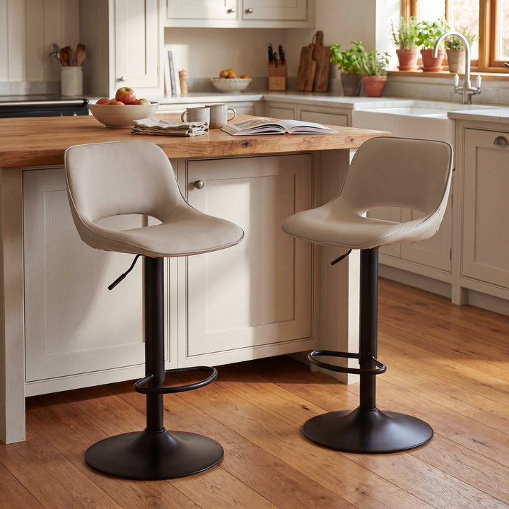 khaki bar stools
