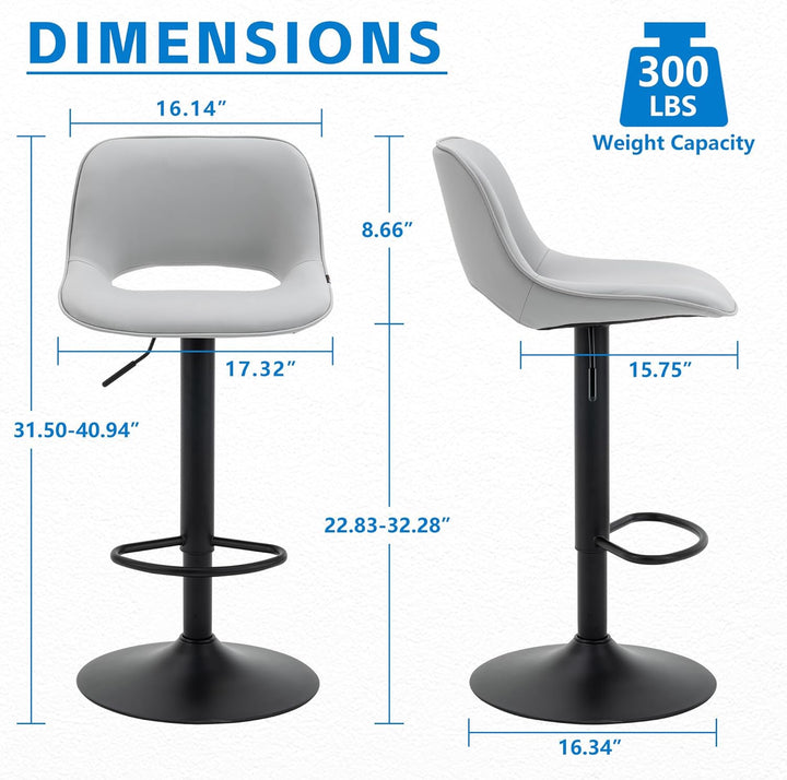 YOUNIKE Bar Stools Patchwork Counter Height Stools