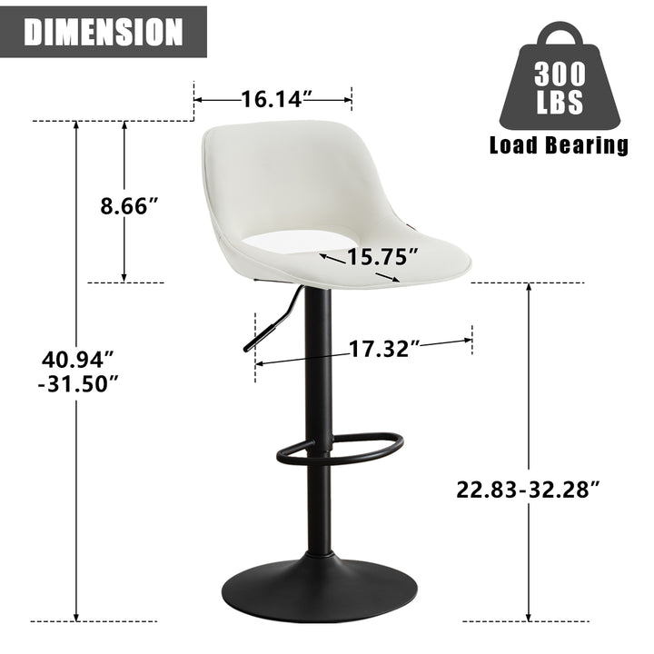 YOUNIKE Bar Stools Patchwork Counter Height Stools
