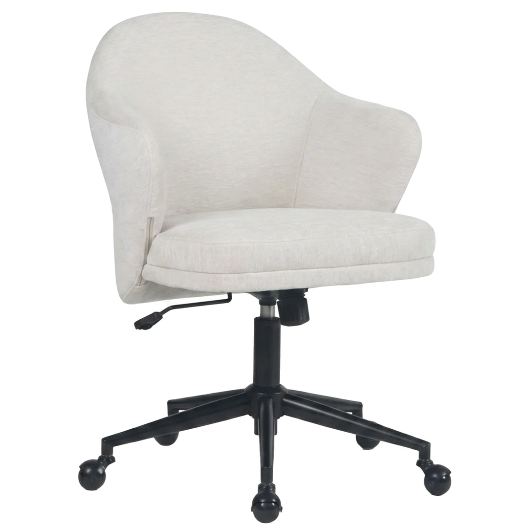 YOUNIKE Modern Shell Office Chair with Arms Rolling Swivel Home Office Chair